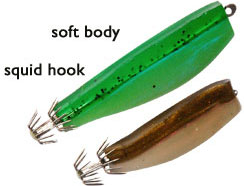 Hard body squid jig hook squid-jigs.html jigging lure, weight —